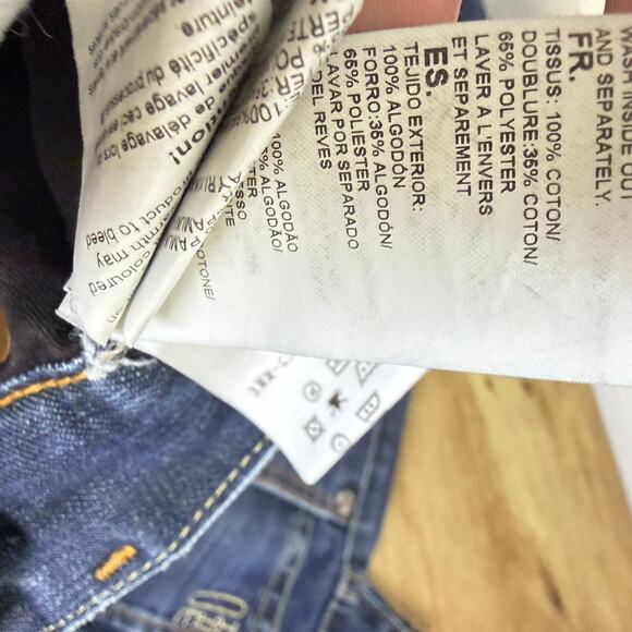 G-Star Raw 3301 Original Jeans Mens Size 30 Blue Straight Leg Button Fly 30x28.5 - Picture 12 of 14